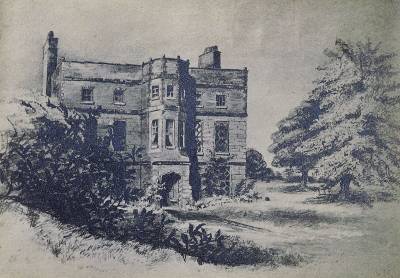 This is a copy of a photograph found on sale in an Antique Shop in America, which states on the back (Christleton Rectory 1865)