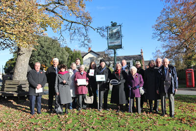 Villagers with Award November 2019