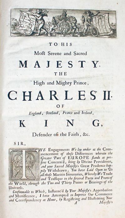 Dedication to Charles II