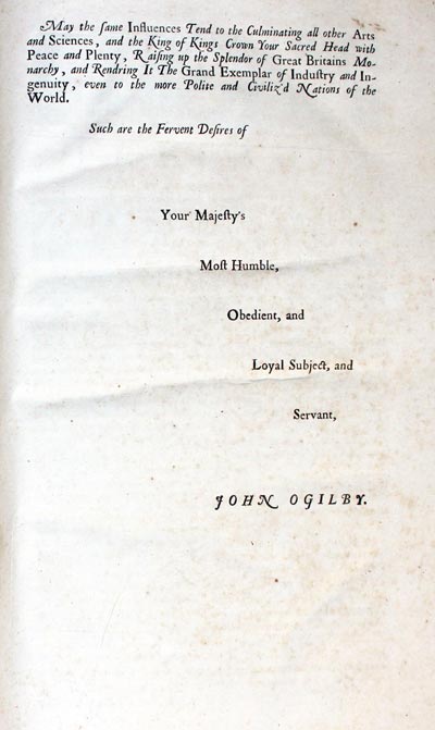Your Majesy's Most Humble Servant John Ogilby