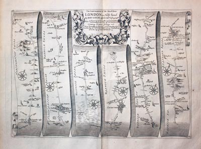 Plate 22 John Ogilby Road Map 1675