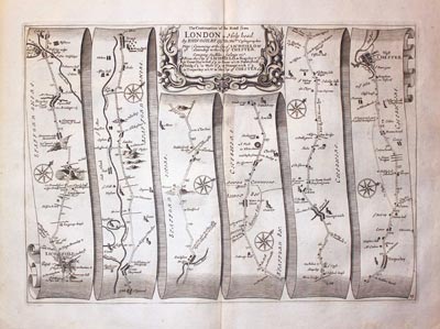 Plate 23 John Ogilby Road Map 1675