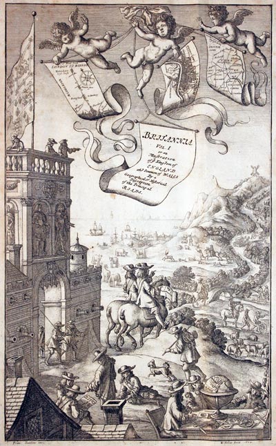 Frontispeice Brittania John Ogilby 1675