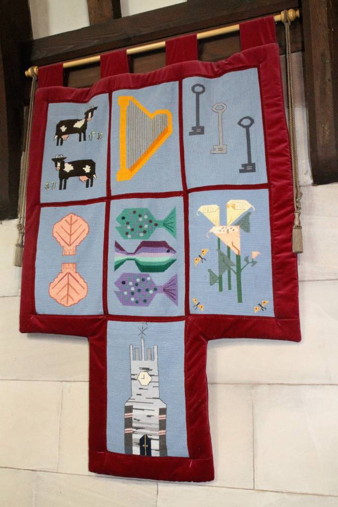Tapestry computer generated by the Primary School