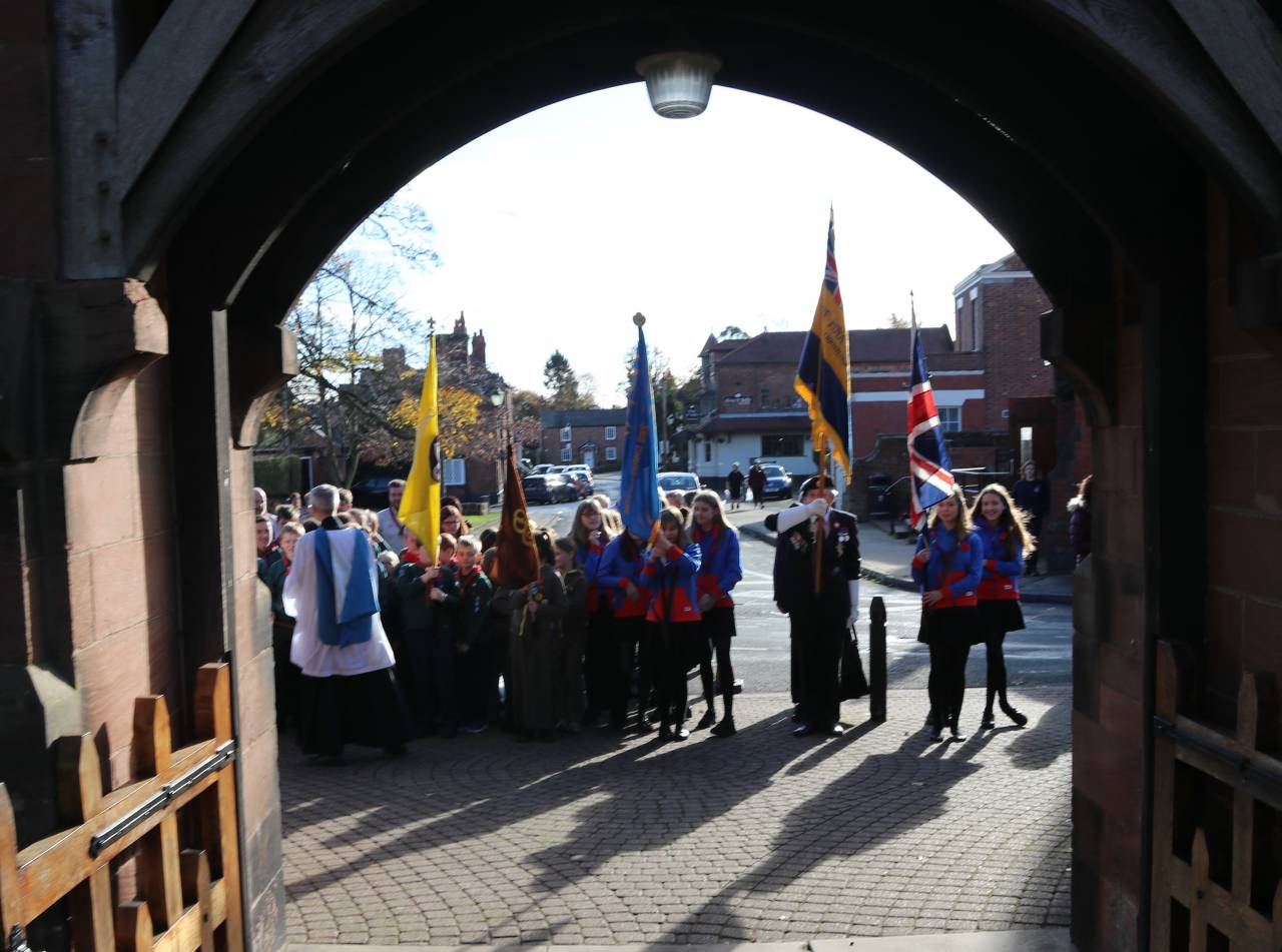 Remembrance Day, Christleton near Chester