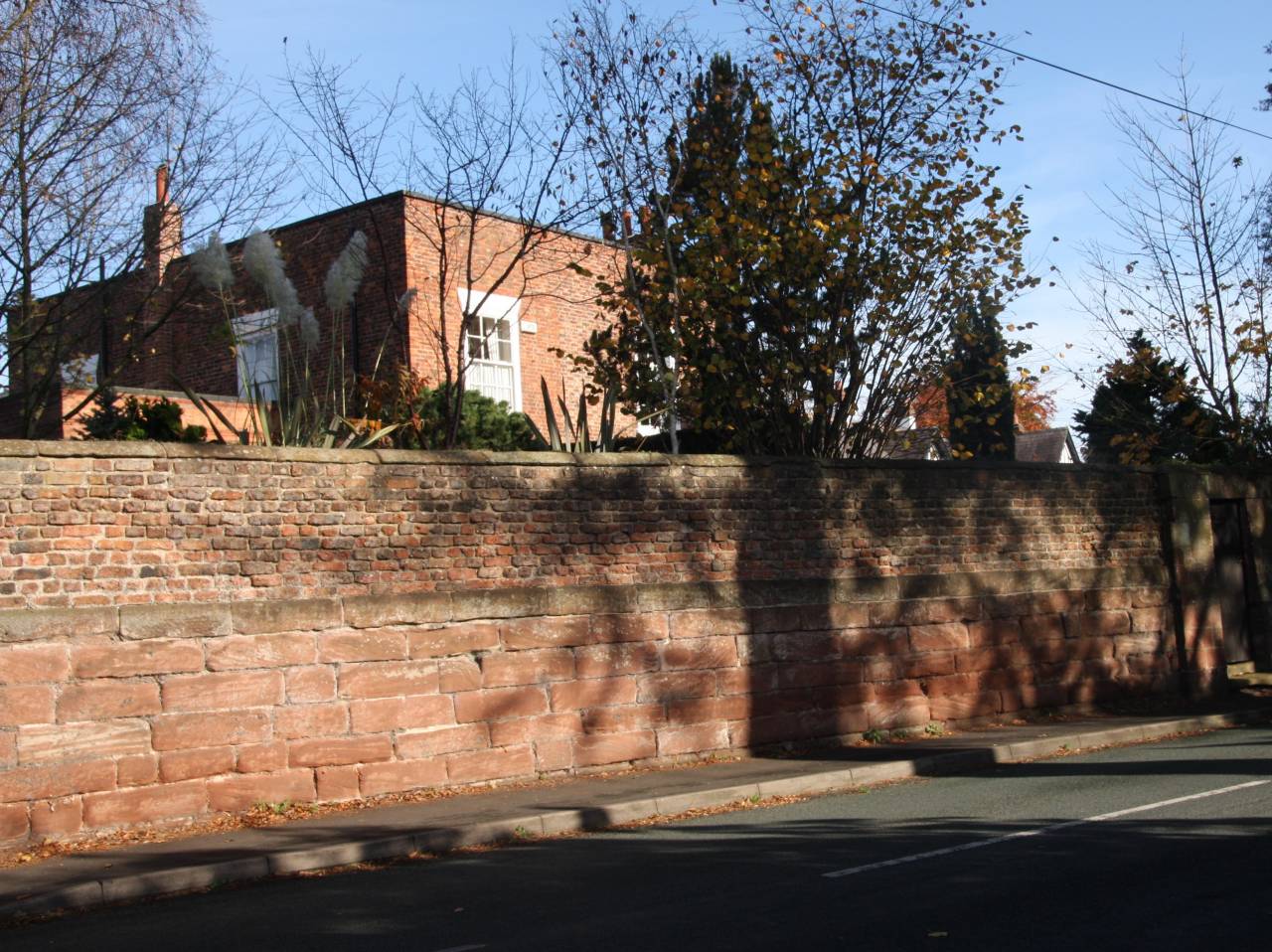 Christleton brick wall  Christleton brick wall