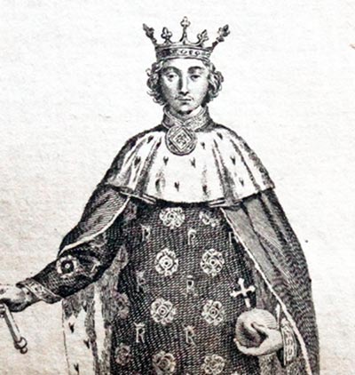  18th century copper engravings of King Richard III, the son of the Black Prince 