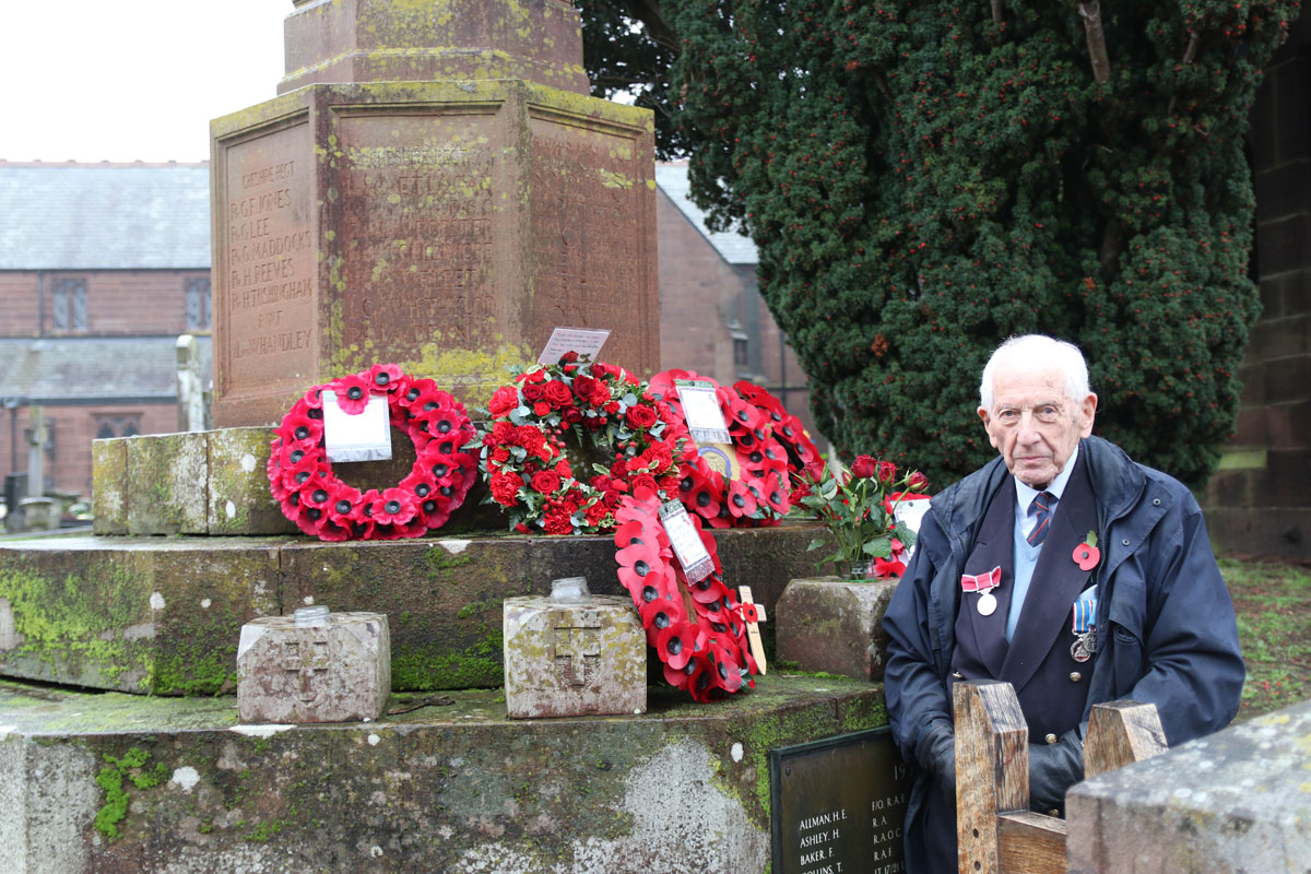 Alf Croston Christleton New War Memorial