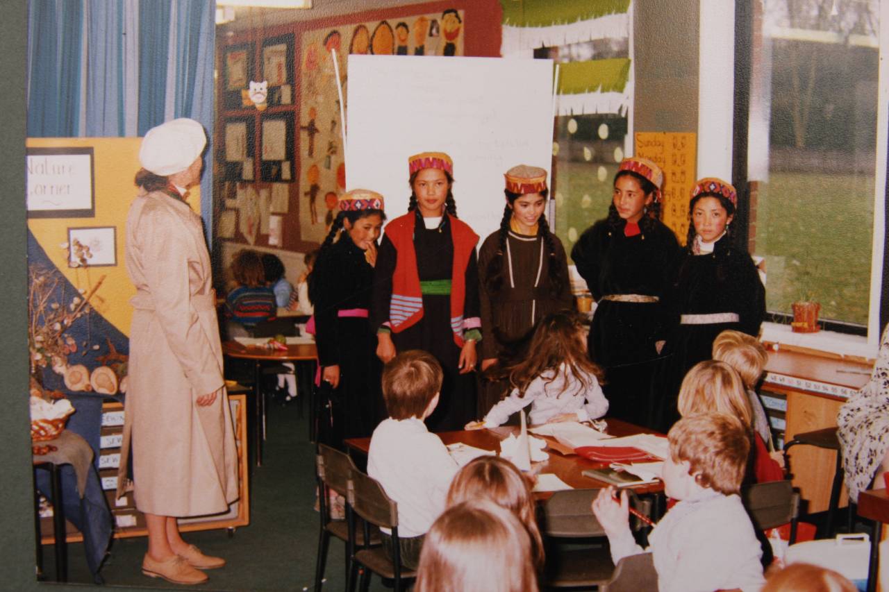 Girls from Ladakh in School