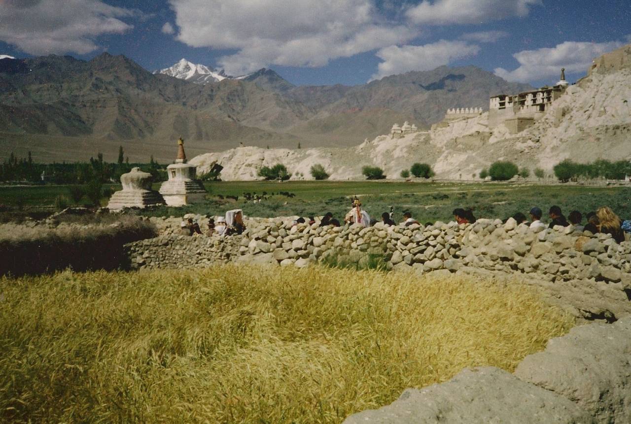 Parade going through the meadows