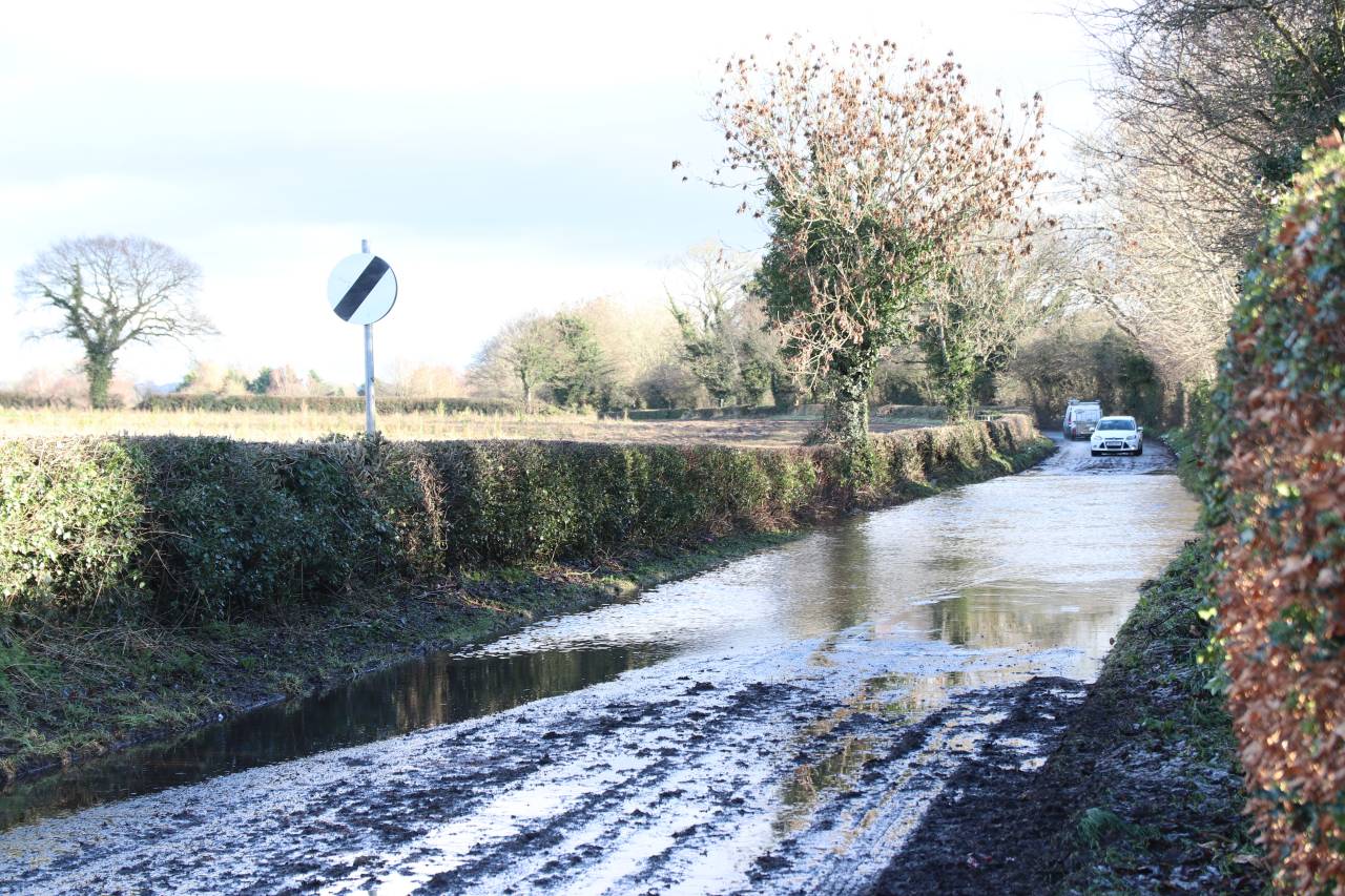 Flooding in Birch Heath Lane
