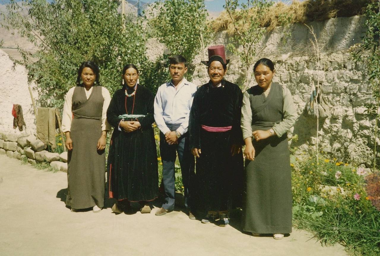 Family memebers at Leh