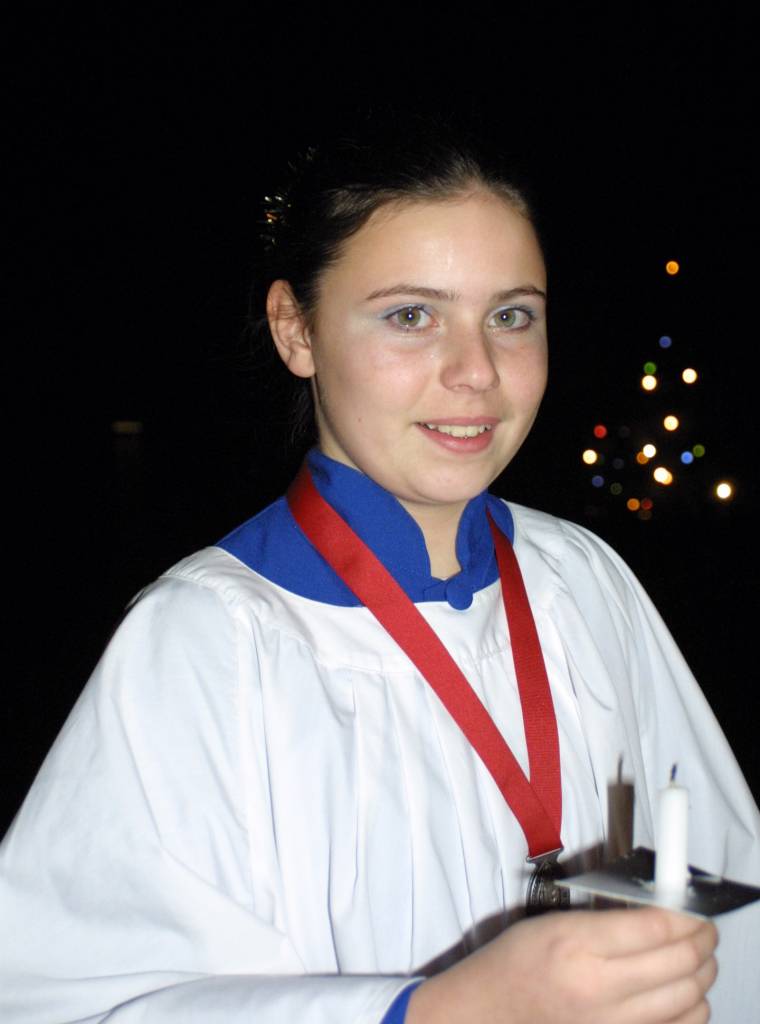 Helen, Junior Choirister at St. James' Chrictleton