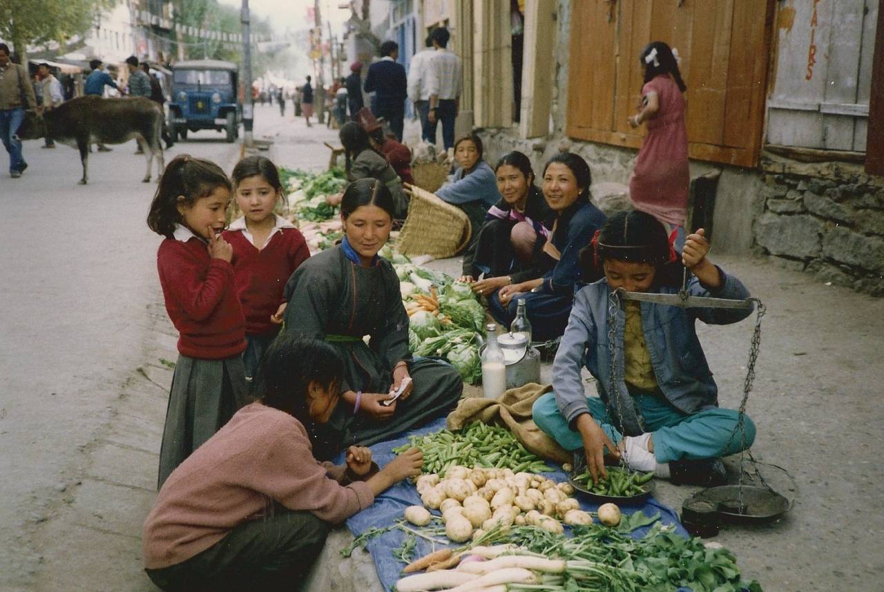 Street Scene in Leh