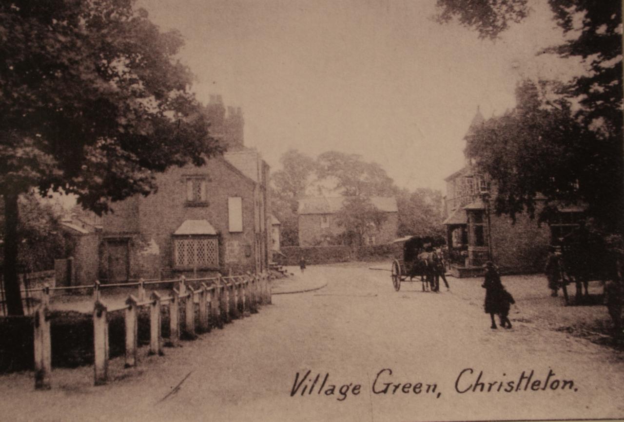 Christleton Village Centre in 1907