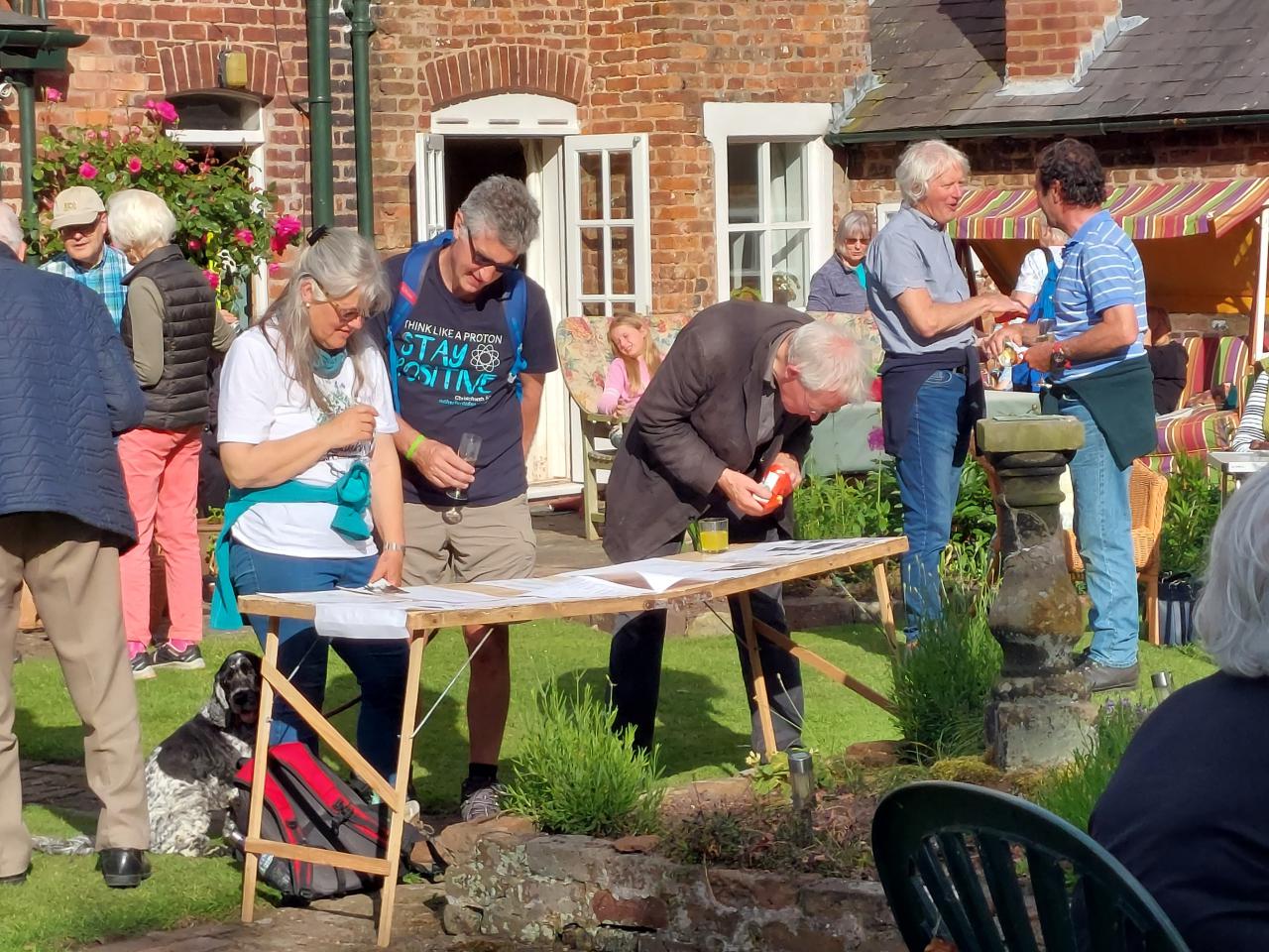 Studying the history boards