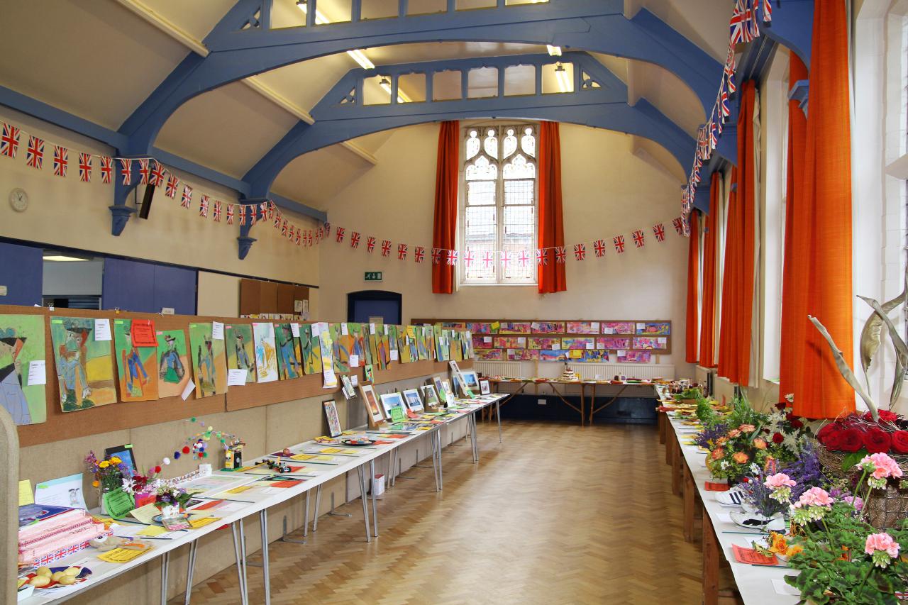 Preparing Christleton Village Show