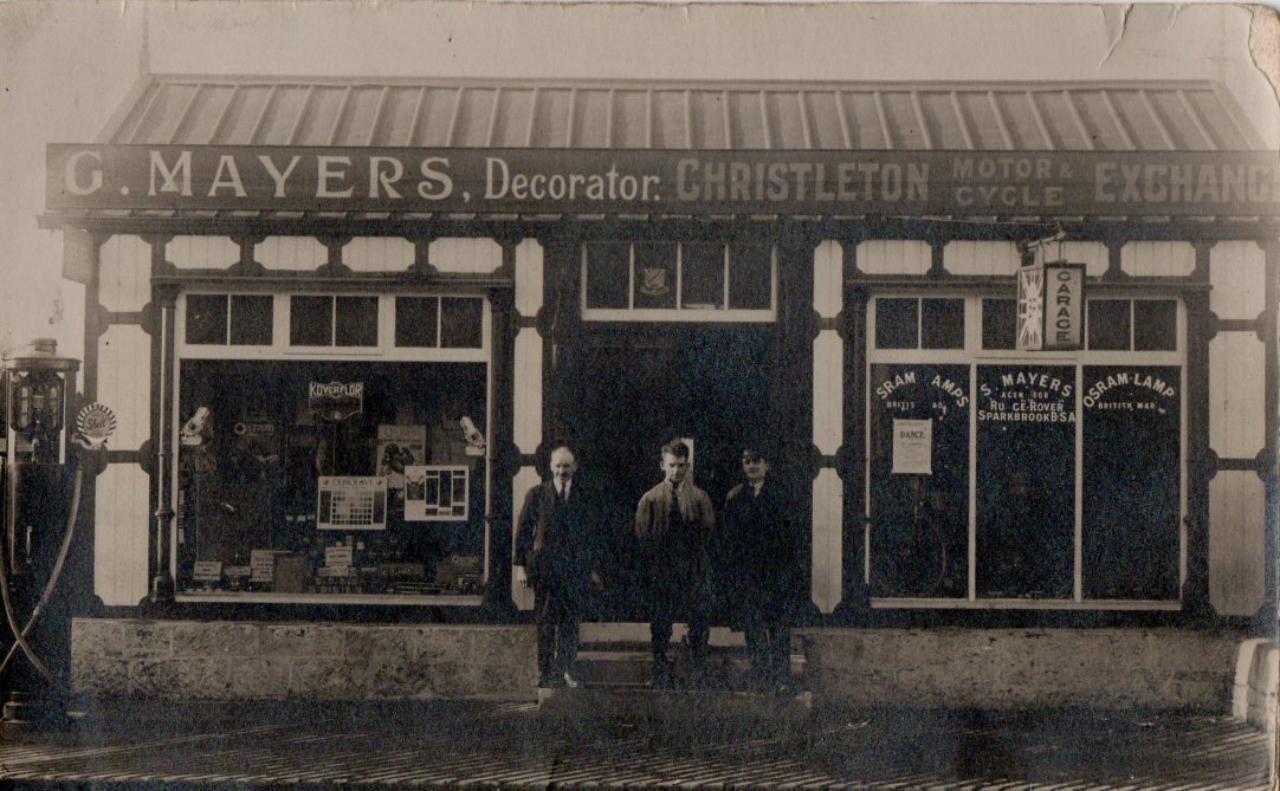 Mayers shop and petrol station in Christleton