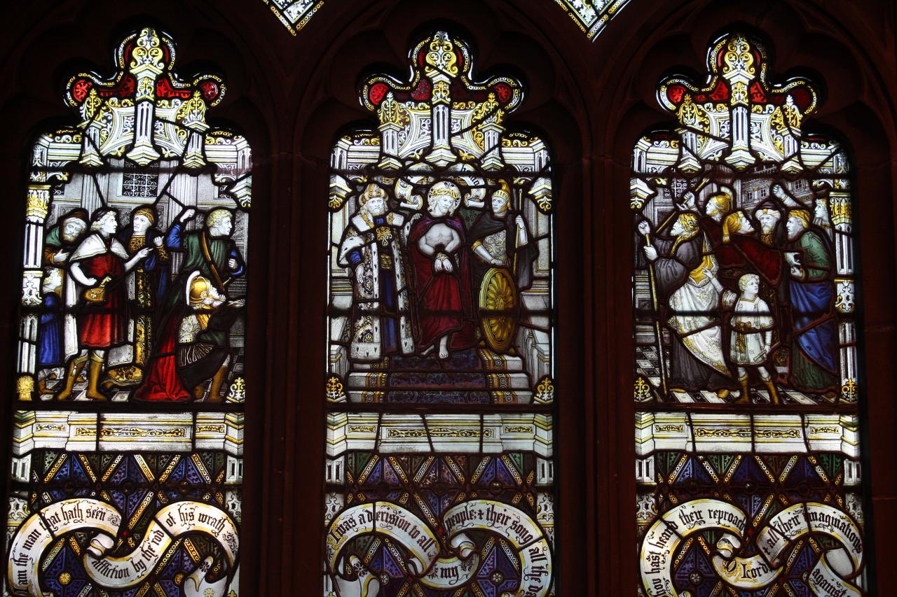 Lucy Ann Ince Memorial window at St. James' Christleton