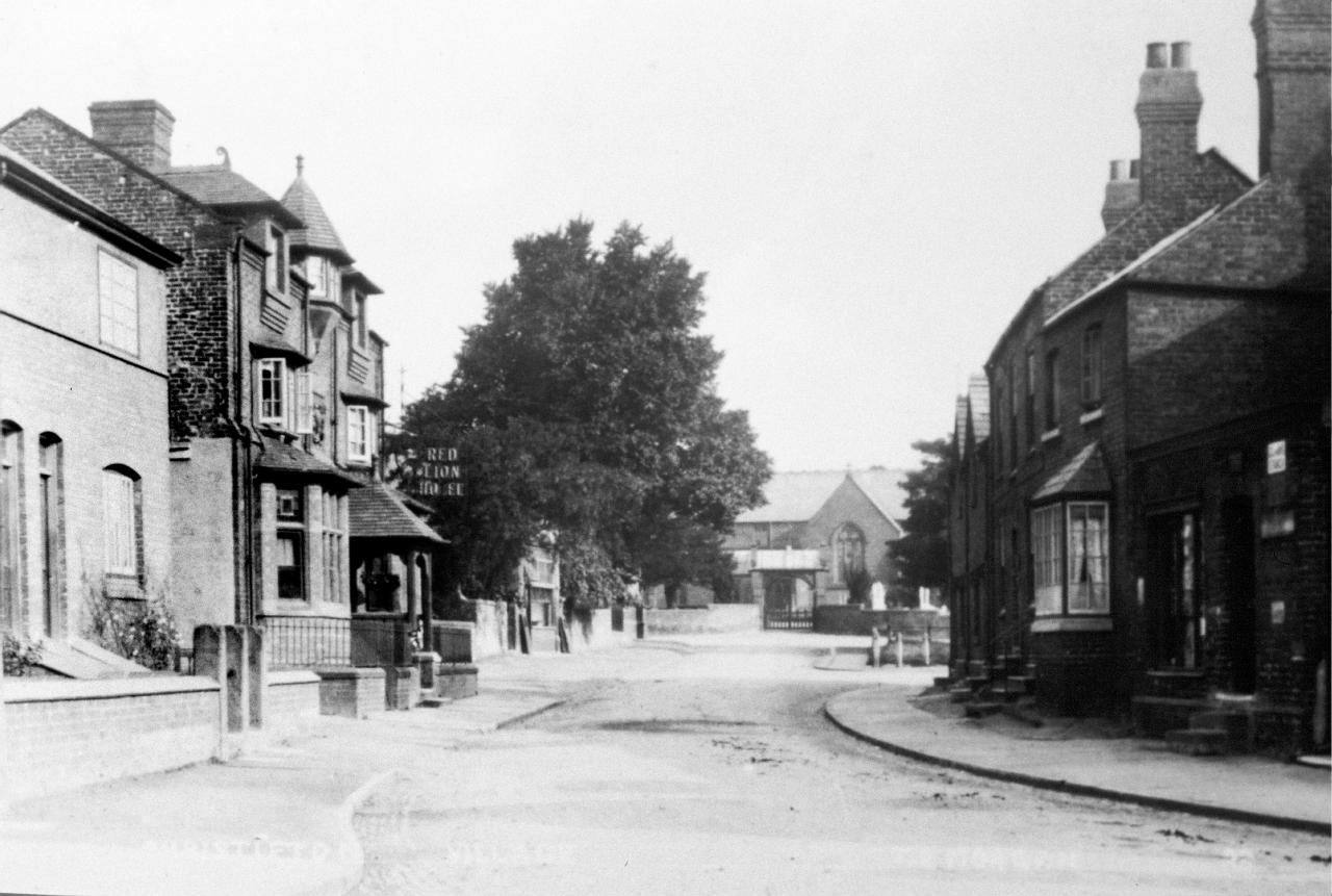 Village Road Christleton in the 1930's