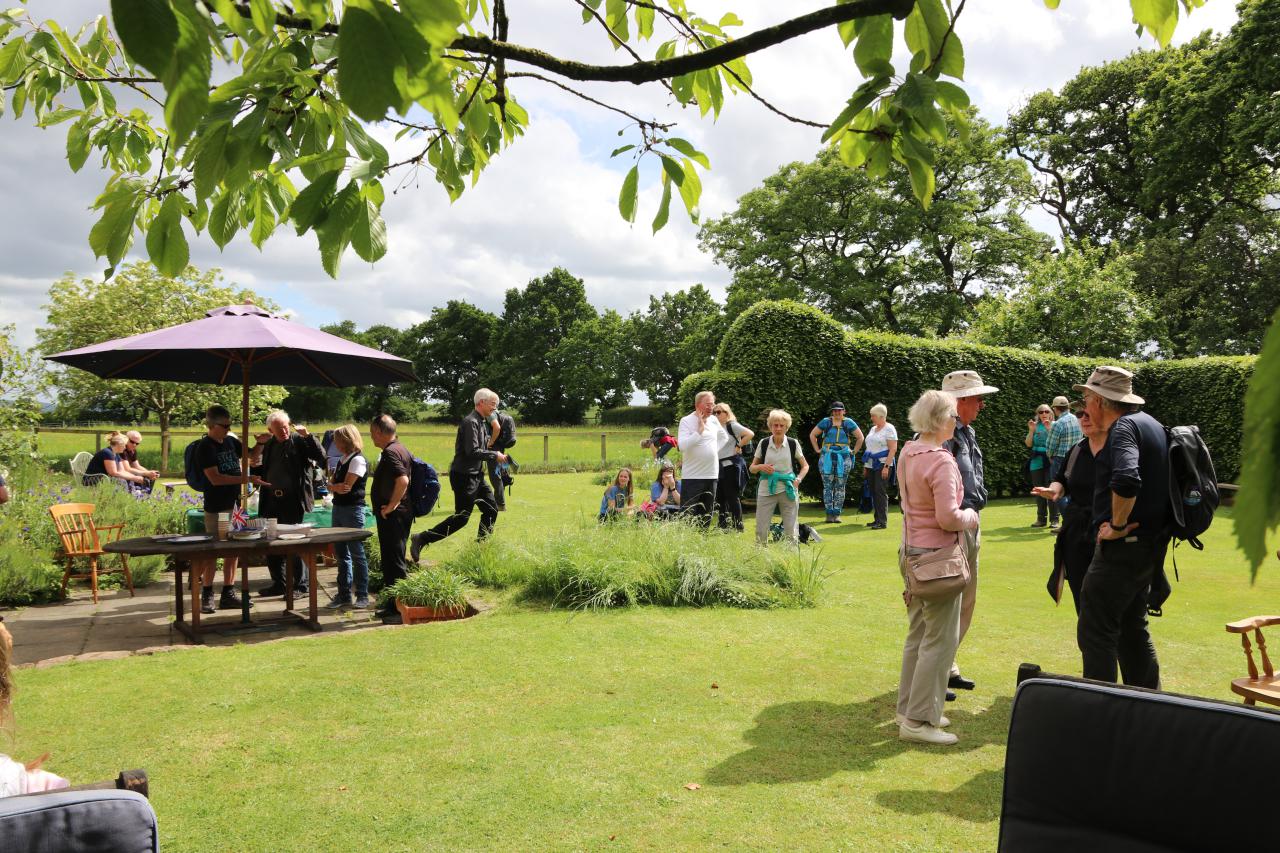 Garden rest stop at Cotton Farm