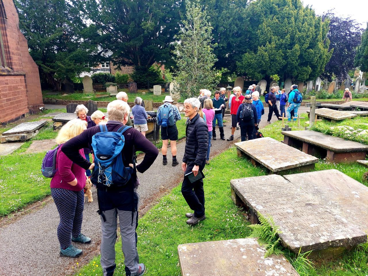Prayers at St.James' Christleton for Beating the Bounds