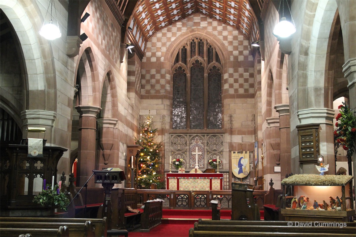 The Nave St. James' Christleton Butterfield design  The Nave St. James' Christleton Butterfield design