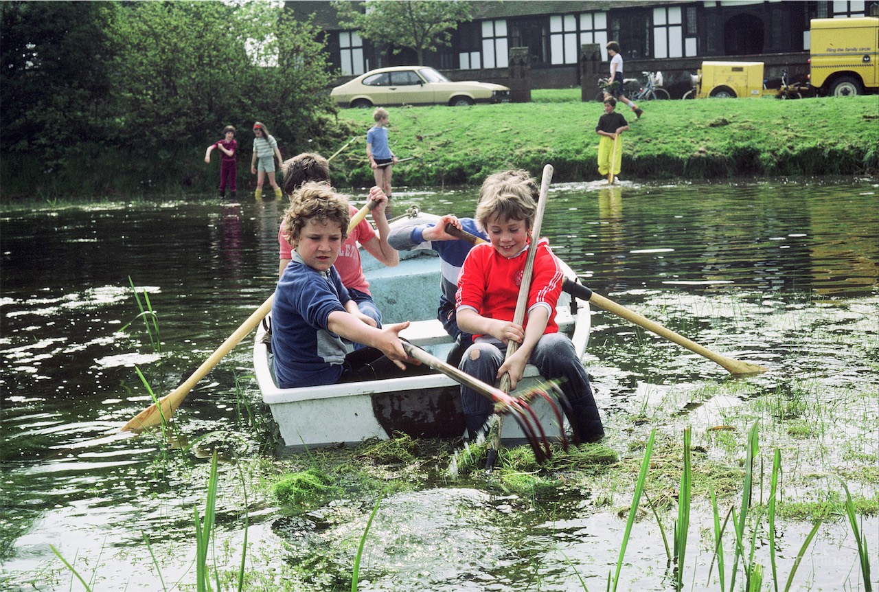 Boat used for the Christleton Pit Project