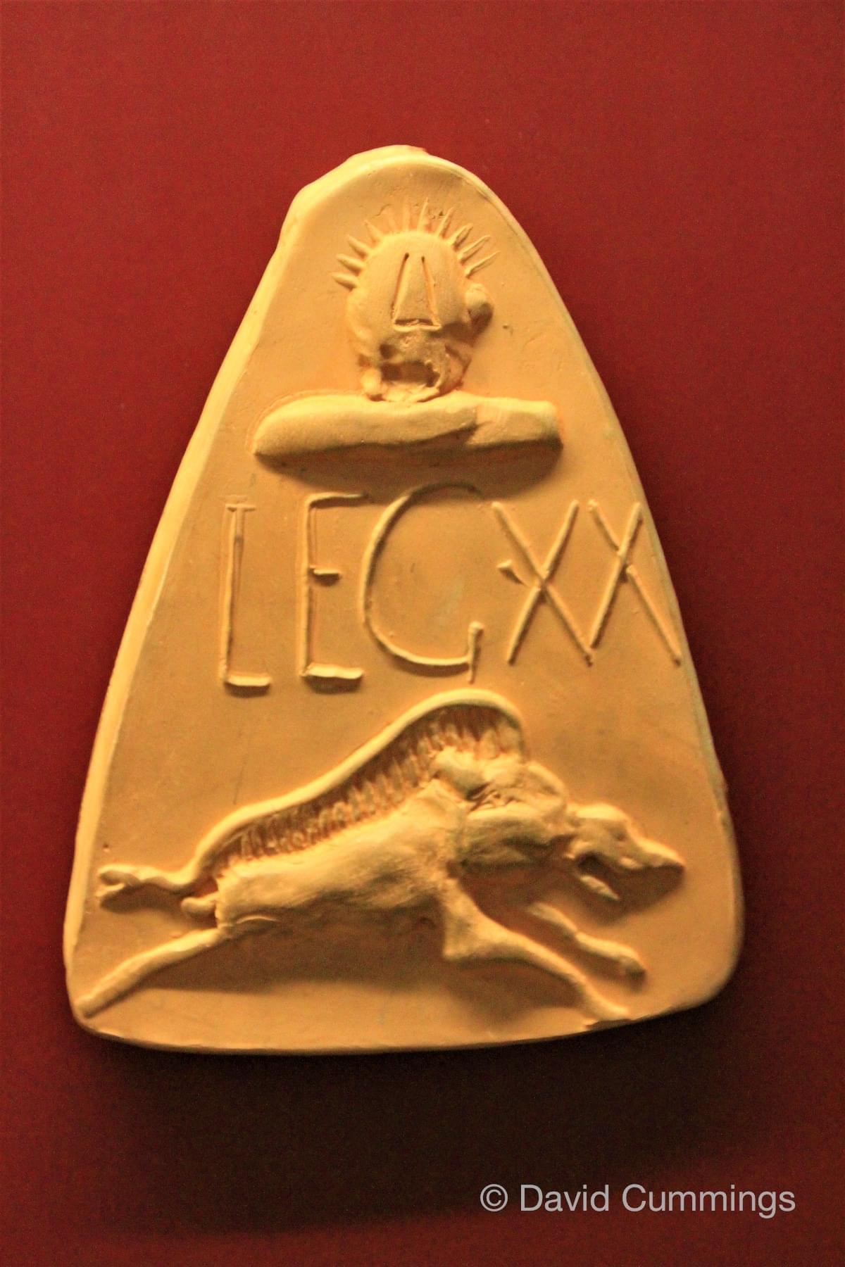 Replica roof tile XX Legion