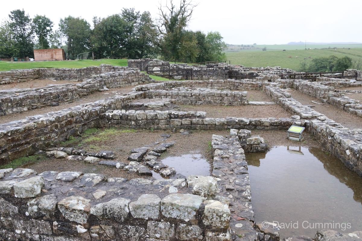 Vindolanda today. Butchers Shop on main street
