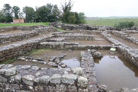 Vindolanda today. Butchers Shop on main street