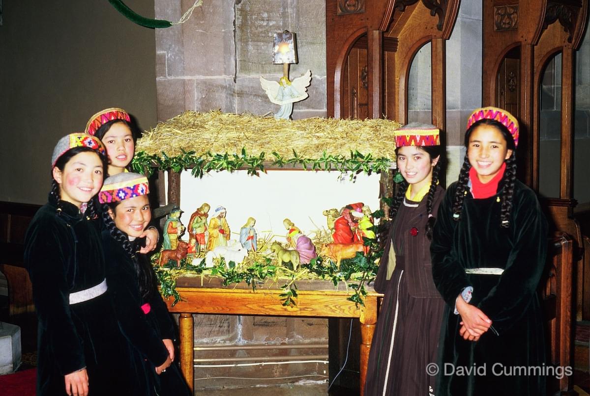Ladakh Girls at Christmas 1987  Ladakh Girls at Christmas 1987