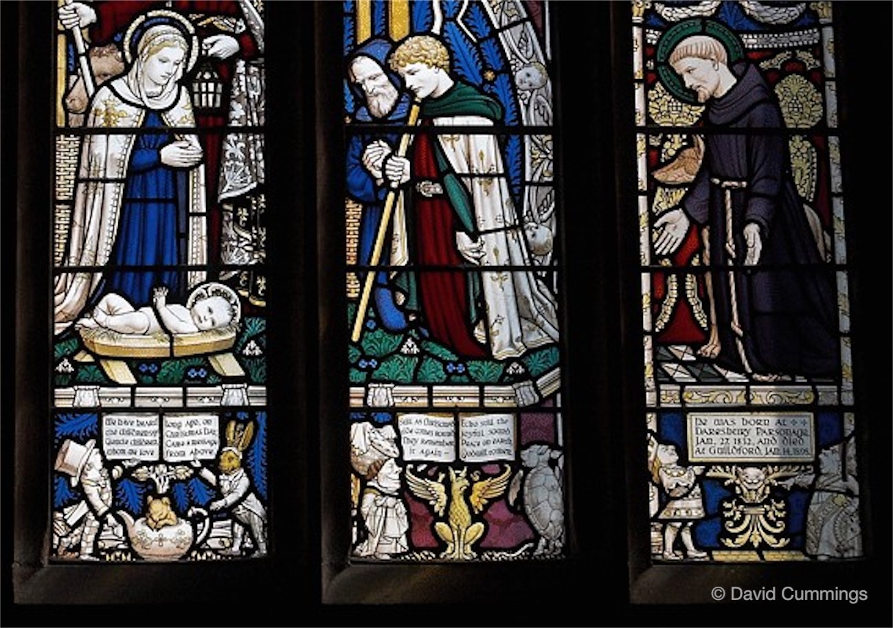 7. Detail from Memorial Window at Daresbury