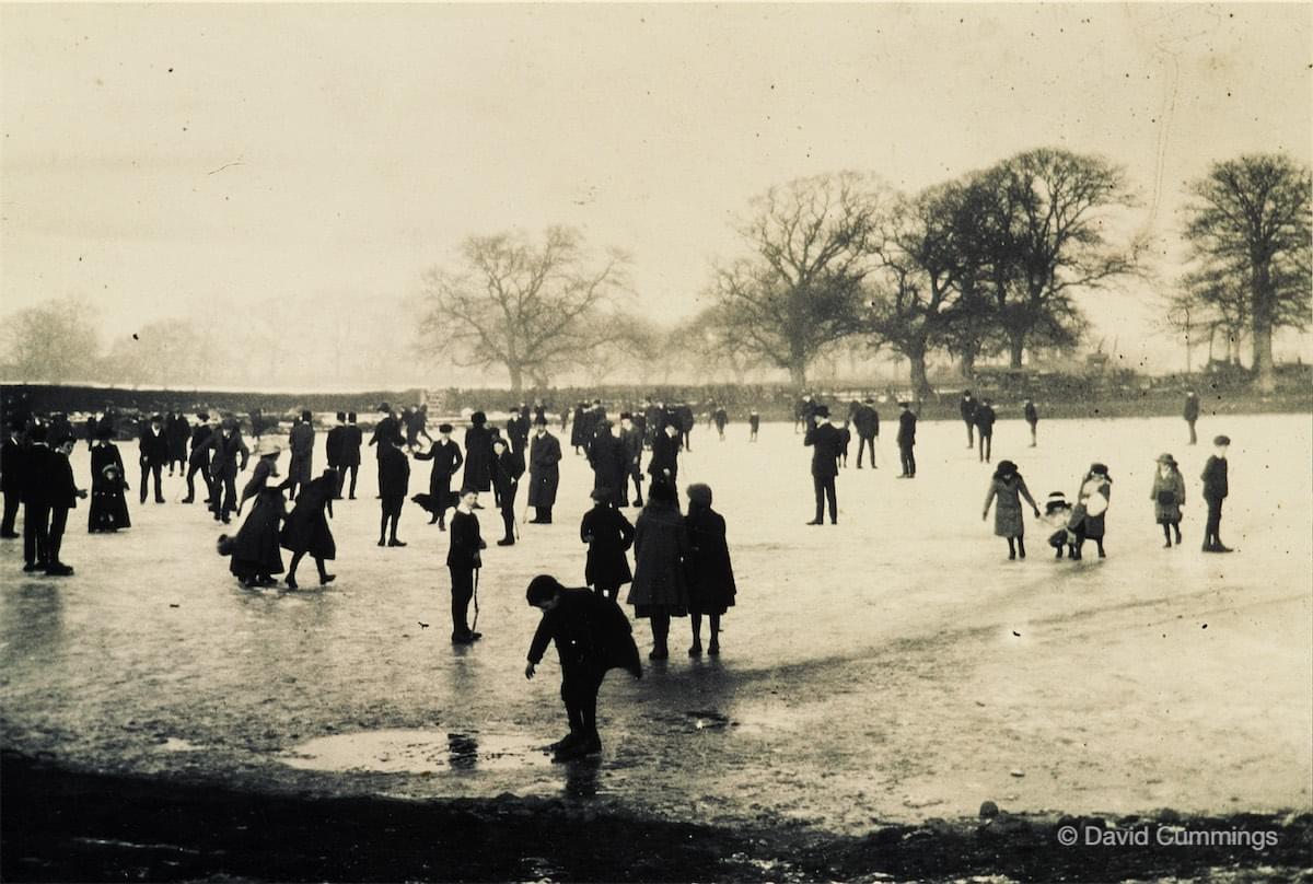  The Village Pit frozen in 1903 