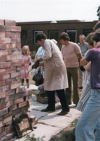  David Pottery display at Primary School 1977 