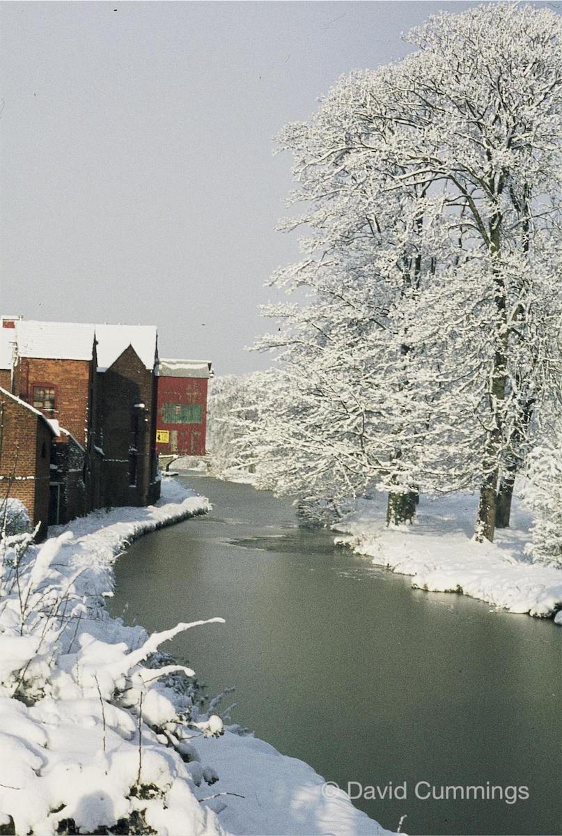  Snow in Quarry Lane, Christleton 1987 