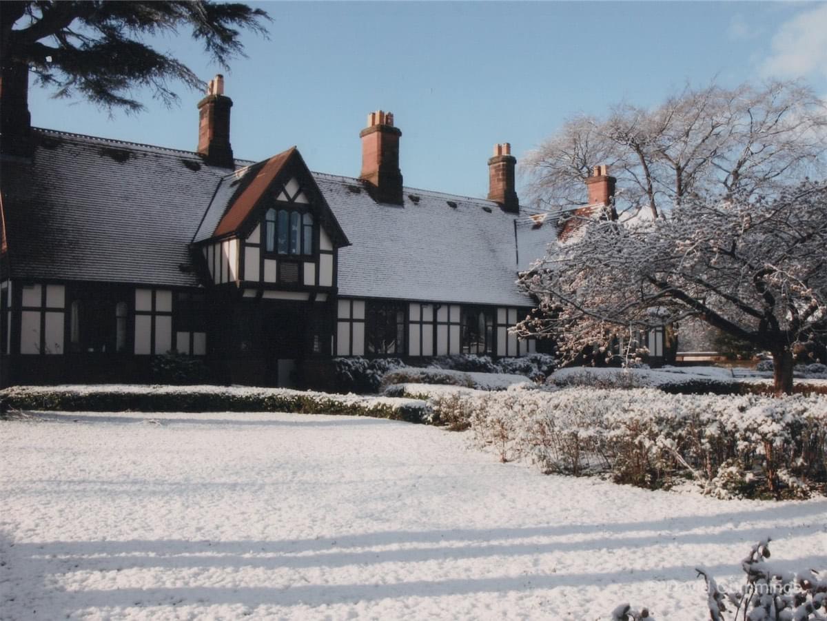  Dixon's Houses in the snow, Christleton 