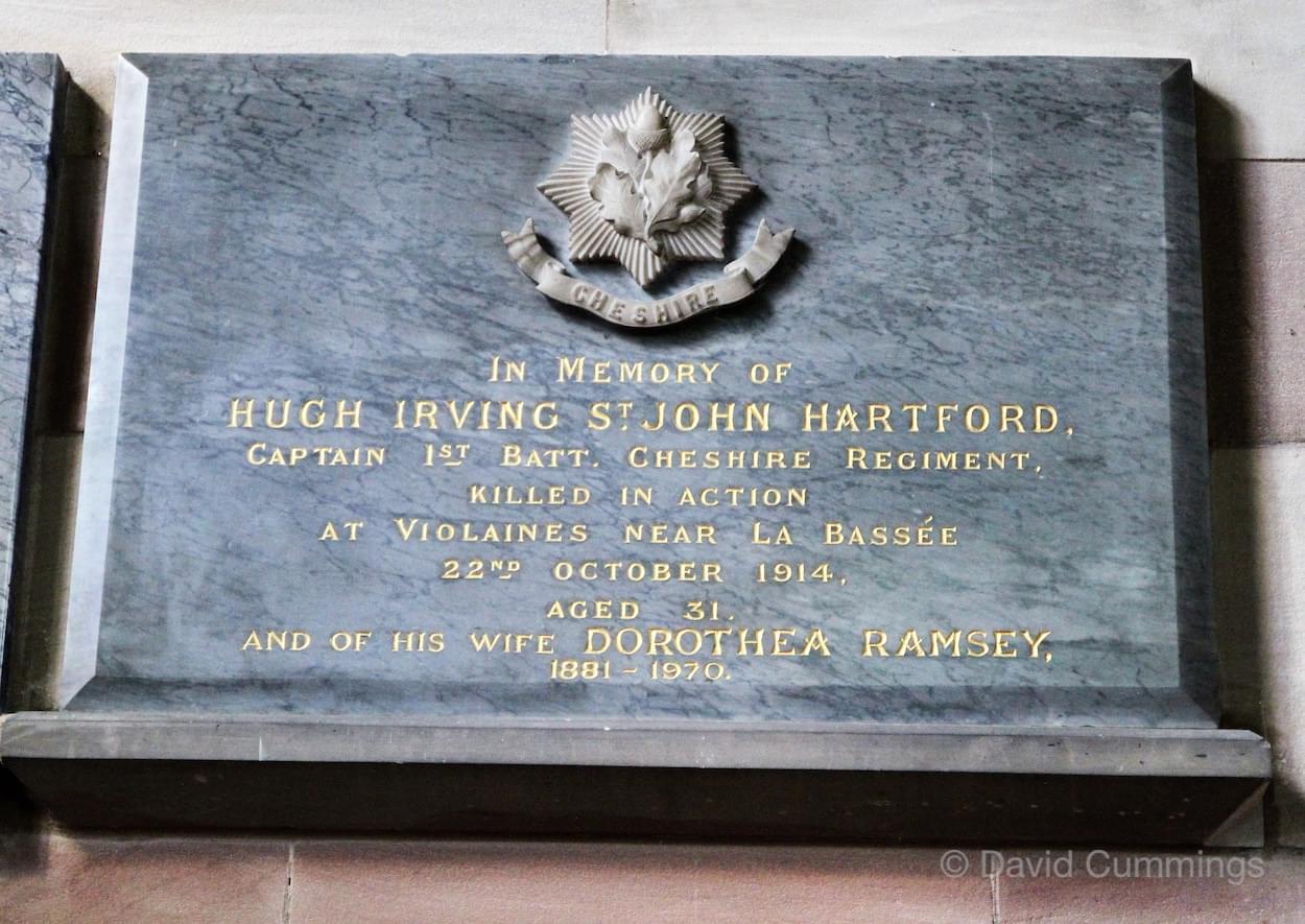 Great War Memorial Hugh Irvine St. John Hartford