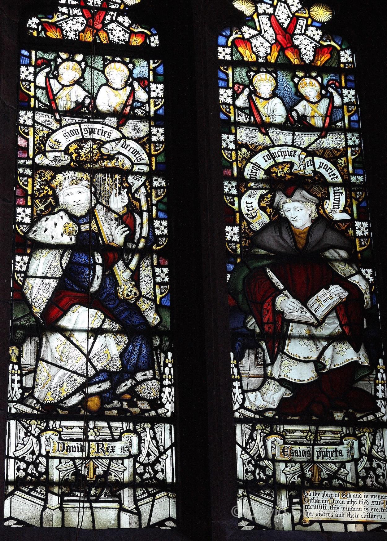 Lady Chapel Window - King David and Isiah