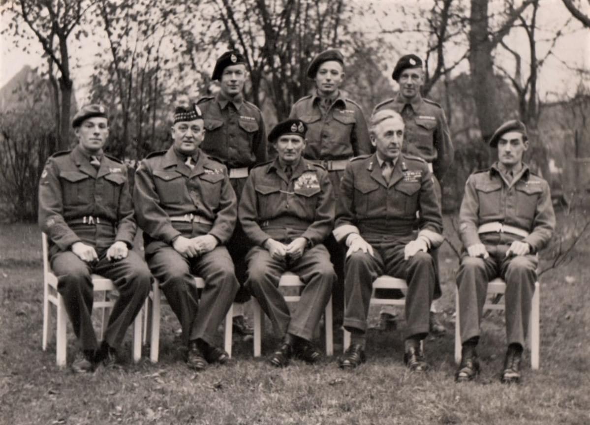 Arthur at Luneborg Heath with Montgomery  Arthur at Luneborg Heath with Montgomery