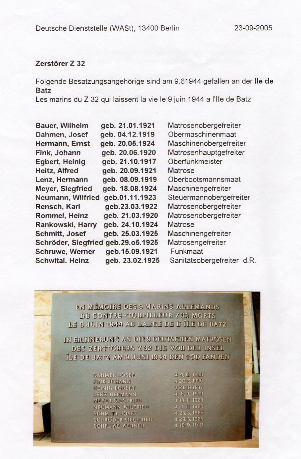 Memorial to her Brother in Normandy  Memorial to her Brother in Normandy