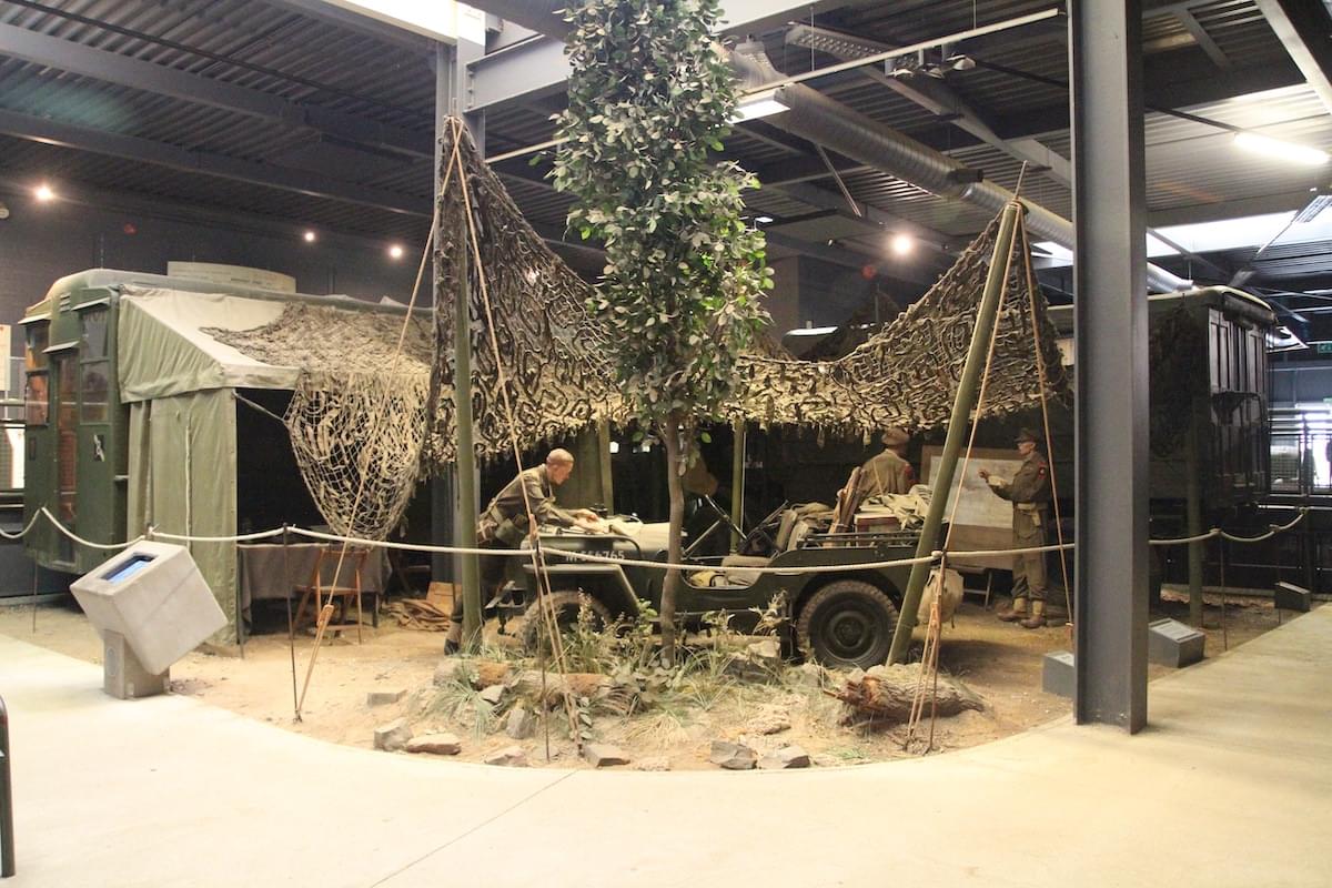 Montgomery's Caravans at Duxford Museum  Montgomery's Caravans at Duxford Museum