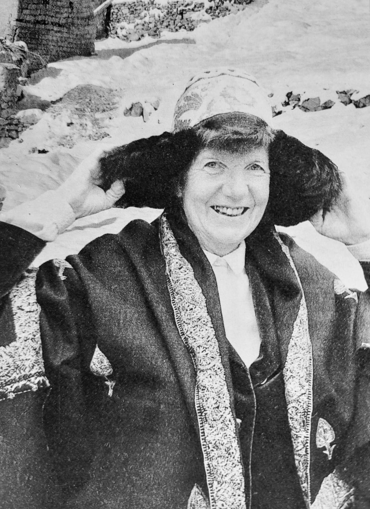 Gertrude at Leh 1985  Gertrude at Leh 1985