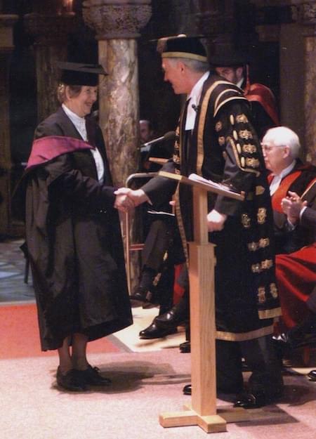 Gertrude Graduation M. Phil at Chester