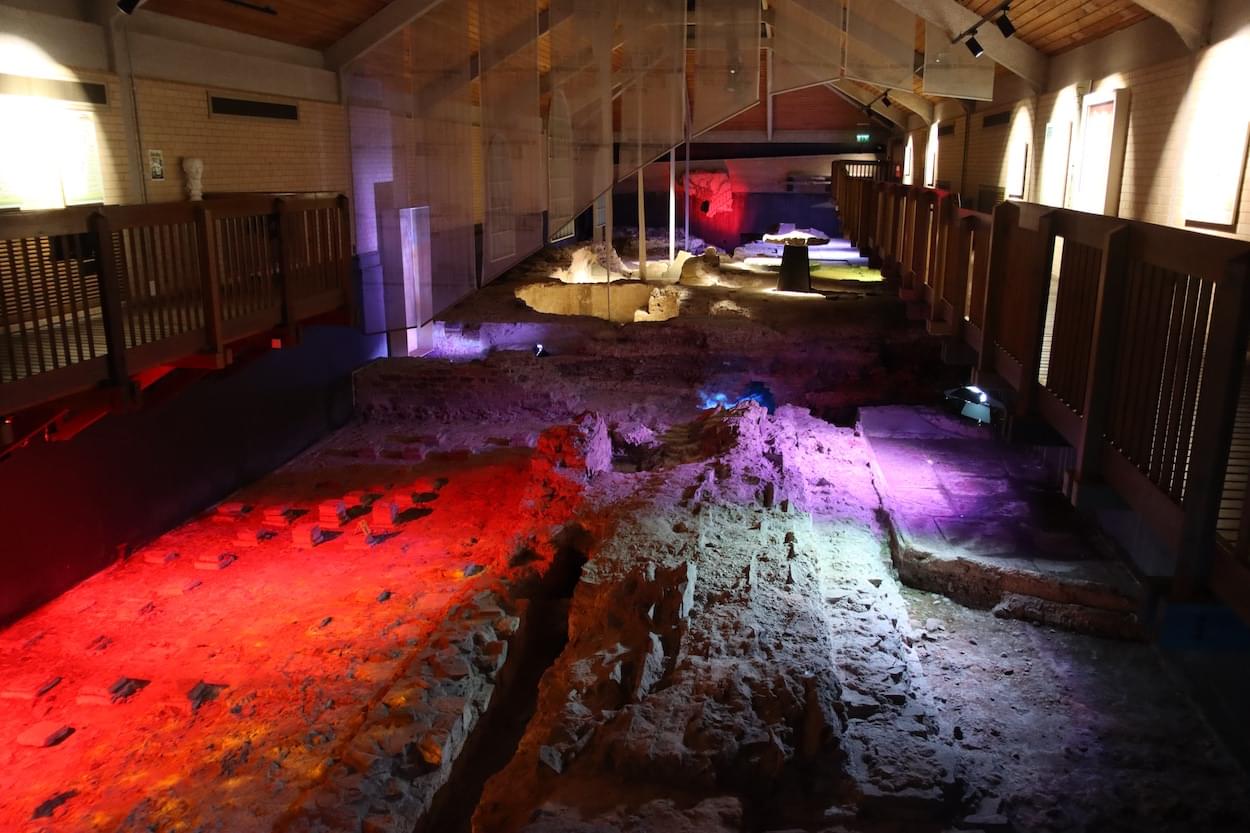 Legionary Bathhouse at Caerleon  Legionary Bathhouse at Caerleon