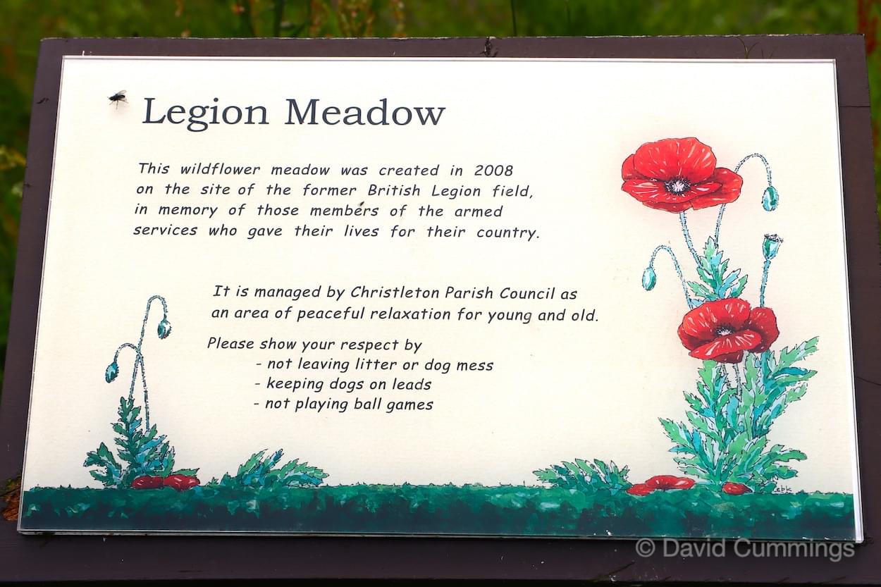 Legion Meadow Sign