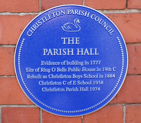 The Parish Hall Plaque