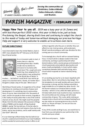 Parish Magazine February 2020