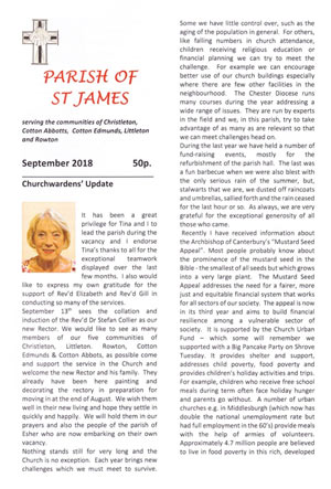 Parish Magaine September 2018