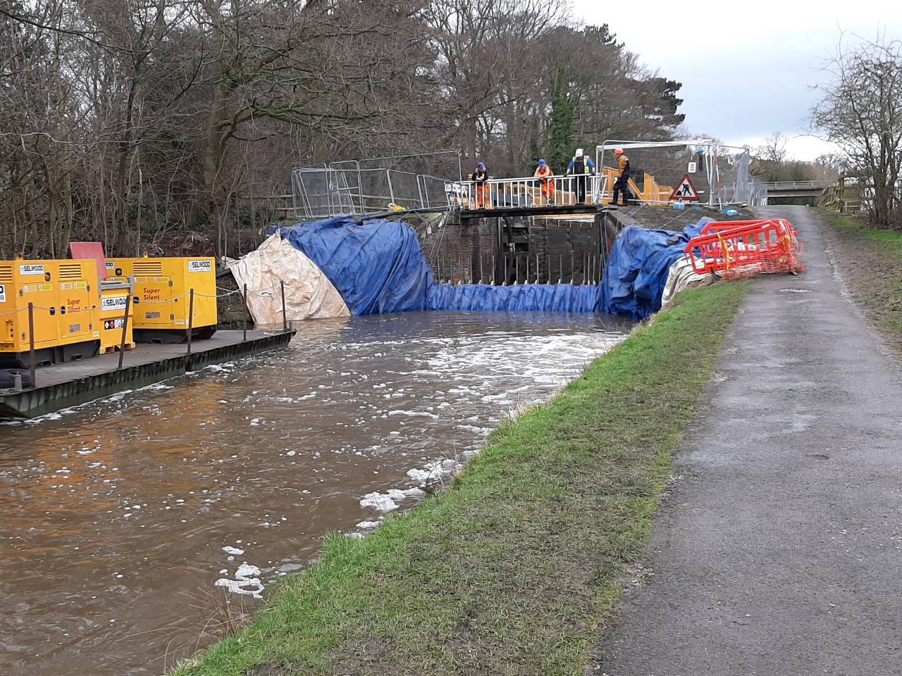 Canals and River Trust at work